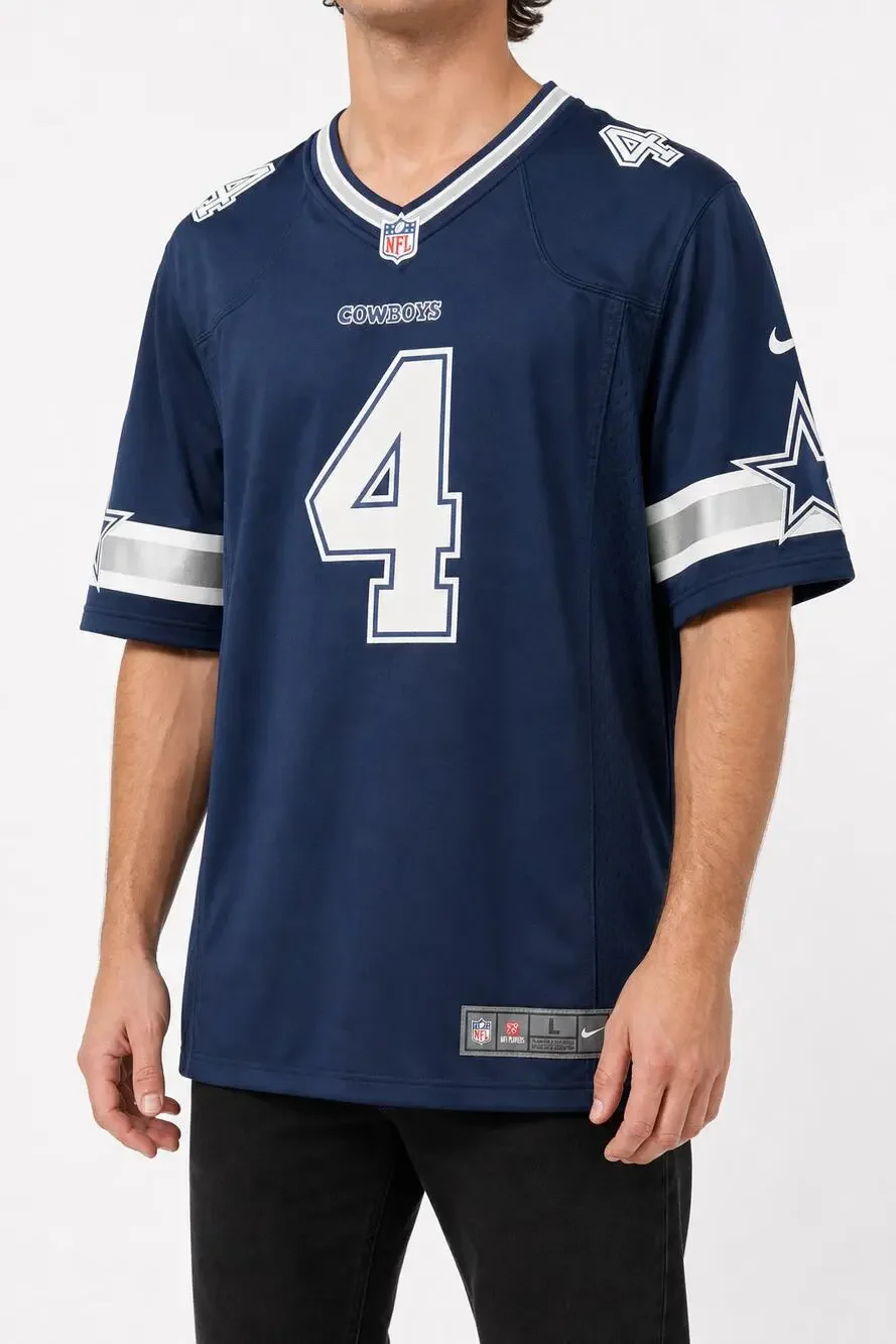 Nike Cowboys Dak Prescott #4 NFL On Field Jersey Men's Large Football Gameday